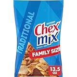 Chex Mix Traditional Savory Snack Mix, Family Size, 13.5 oz