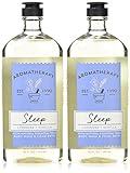 Bath and Body Works Aromatherapy Sleep Lavender Vanilla Body Wash Foam Bath 10 Ounces per bottle - 2 Pack