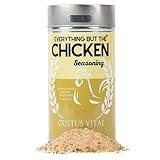 Everything But The Chicken Seasoning | Gourmet Seasoning | Artisanal Spice Blend | All Natural | Non GMO | Hand Crafted | Made In USA | 7.2 oz (204g) | Small Batch | Bougie BBQ | Gustus Vitae | #558