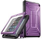 All-New 8 & 8 Plus Tablet (12th Generation, 2022 Release) 8“,DJ&RPQ Full Body Rugged Hands-Free Viewing Stand Back Cover with Screen Protector-Purple