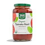 365 by Whole Foods Market, Organic Tomato Basil Pasta Sauce, 25 Ounce