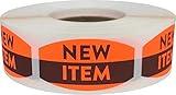 New Item Grocery Store Food Labels .75 x 1.375 Inch 500 Total Adhesive Stickers