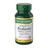 Nature's Bounty Acidophilus Probiotic, Daily Probiotic Supplement, Supports Digestive Health, 1 Pack, 120 Tablets