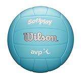 WILSON AVP Soft Play Volleyball - Official Size, Blue