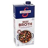 Swanson 100% Natural, Gluten-Free Beef Broth, 32 Oz Carton