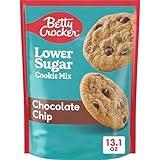 Betty Crocker Lower Sugar Cookie, Chocolate Chip Cookies, No Artificial Sweeteners, 13.1 oz