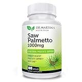 USA Grown Saw Palmetto | 180 Capsules Prostate Health Supplement | Hair Growth for Men & Women | Support to Help Maintain Normal Urination Frequency & Natural DHT Blocker to Help Prevent Hair Loss