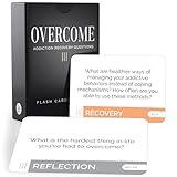 Overcome: Addiction Recovery Questions Group Therapy Game 70 Cards – Counseling Conversations Therapeutic Icebreaker for Substance Abuse, Positive Mental Health, Sobriety, Relapse & Suicide Prevention