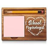 School Psychologist Gifts, School Psychologist Appreciation Gifts, Thank You Psychologist Gifts, School Psychologist Office Decor, School Psychology Desk Self-Stick Note Pad Holders GSH5