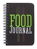 BookFactory Food Journal/Food Tracking Diary/Diet Journal - 120 Pages, Durable Thick Translucent Cover, Wire-O Binding, 3 1/2” x 5 1/4" (JOU-120-M3CW-A (Food))