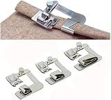 Windman 3 Sizes Wide Rolled Hem Pressure Foot Sewing Machine Presser Foot Hemmer Foot Set 1/2 Inch, 3/4 Inch, 1 Inch Low Shank Sewing Machine Presser Foot for Brother Singer