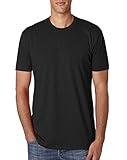 Next Level Apparel Mens Premium Fitted CVC Crew Tee Black(1pck) Medium