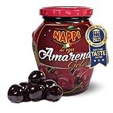 Nappi 1911, Amarena Cherries, 16.23 oz (460g), Cocktail Cherries, Italian Cherry for Premium Cocktails and Desserts, Superior Taste Award Winning 2022, Amarena Golden in Syrup. Product of Italy.