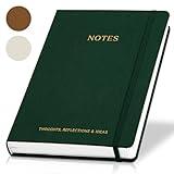 ZICOTO Aesthetic Thick Linen Journal Notebook For Women - Modern B5 Hardback College Ruled Note Book With 300 Lined Pages - Perfect For Writing And Staying Organized at Work or School