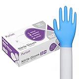 Daddy's Choice Disposable Blue Nitrile Gloves, Size Large, No Latex, No Powder, Safe Working Gloves, House Cleaning gloves,100pcs (Large)