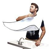 Beard Bib Apron, Mens Beard Hair Catcher for Shaving and Trimming, Non-Stick Beard Shave Cape, Grooming Accessories Tools & Gifts for Husband or Dad