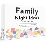 Family Night Ideas - 50 Scratch-Off Fun Family Game Night Ideas, Family Card Games for Kids, Teens and Adults - Adding Excitement and Laughter to Family Time Together...