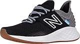 New Balance Women's Fresh Foam Roav V1 Sneaker, Black/Light Aluminum, 7.5 M US