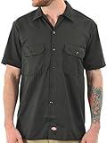 Dickies Men's Short Sleeve Work Shirt, Black