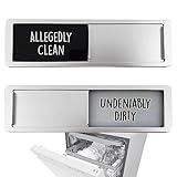 Apartment Essentials for First Apartment Must Haves, Funny Kitchen Gadgets Clean and Dirty Sign for Dishwasher, Funny Clean Dirty Magnet for Dishwasher Clean Dirty Sign, Gadgets for Home and Kitchen