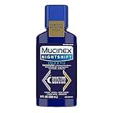 Mucinex Nightshift Cold & Flu Liquid That Relieves Fever/Sneezing/Sore Throat/Runny Nose and Cough, 6 Fl Oz (Pack of 1)