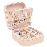 KElofoN Travel Jewelry Case and Organizer with Mirror - Gift for Women and Girls