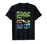 Plant Trees Save Bees Clean Seas Environment Nature Gift T-Shirt