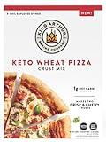 King Arthur Keto Pizza Crust Mix: Low Carb Delight with 1g Net Carbs per Serving - Easy to Make, Crisp & Chewy 10.25 oz Mix for Two 12 in Crusts - Perfect for Keto Pizza Lovers