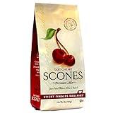 English Scone Mix, Tart Cherries by Sticky Fingers Bakeries – Easy to Make English Scones Fresh Baked, Makes 12 Scones (1pk)