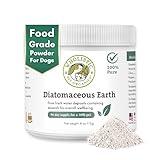 Wholistic Pet Organics DE for Dogs Organic Food Grade for Dogs - 4 Oz - Safe Non-Chemical Freshwater Silica Improves Overall Health