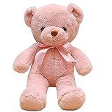 Wgxzyq Teddy Bear Stuffed Animal, 12 inch Soft Cuddly Stuffed Plush Bear, Gifts for Kids Baby Toddlers on Baby Shower, Valentine's Day (A-Pink)