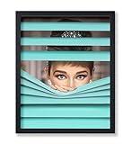 Poster Master Hepburn Poster - Celebrity Print - Tiffany Art - Photography Art - Fashion Art - Gift for Men, Women & Fashionista - Decor for Living Room or Bedroom - 8x10 UNFRAMED Wall Art