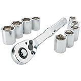 CRAFTSMAN Mechanics Tool Set, Metric, 3/8 Inch Drive, 10 Piece (CMMT34564)