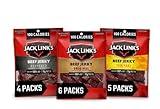 Jack Link's Beef Jerky Variety Pack - Includes Original, Teriyaki, and Peppered Beef Jerky - 96% Fat Free, No Added MSG- 1.25 Oz (Pack of 15)