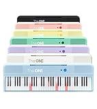 The ONE Smart Keyboard COLOR 61 Keys Piano Keyboard, Music Keyboard with 256 Timbres, 64 Polyphony, 2 Speakers, Built-in LED Lights and Free Apps (Blue)