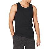 Amazon Essentials Men's Slim-Fit Tank Top, Black, X-Small