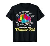 Mind Of A Theater Kid Brain Musical Theatre Gift For Nerd T-Shirt