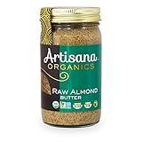 Artisana Organics Raw Almond Butter, 14oz | No Sugar Added, No Palm Oil, Vegan, Paleo and Keto Friendly, Non GMO