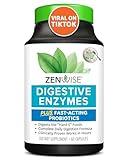 Zenwise Health Digestive Enzymes - Probiotic Multi Enzymes with Probiotics and Prebiotics for Digestive Health and Bloating Relief for Women and Men, Daily Enzymes for Gut and Digestion - 60 Count