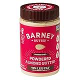 Barney Butter Powdered Almond Butter, Unsweetened, 8 Ounce Jar, No Added Sugar or Salt, Non-GMO, Gluten Free, Keto, Paleo, Vegan