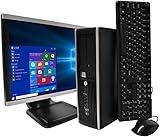 Microsoft Authorized Refurbished- HP Elite Desktop PC Computer Intel Core i5 3.1-GHz, 8 gb Ram, 1 TB Hard Drive, DVDRW, 19 Inch LCD Monitor, Keyboard, Mouse, USB WiFi, Windows 10 (Renewed)