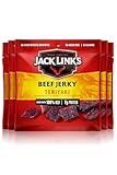 Jack Link's Beef Jerky, Teriyaki - Flavorful Meat Snack for Lunches, Ready to Eat Snacks - 7g of Protein, Made with Premium Beef - 0.625 Oz Bags (Pack of 5)