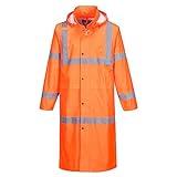 Portwest Industrial and Scientific Standard Raincoat, Orange, X-Large