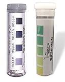 Restaurant Sanitizer Test Kit Combo, 2x Vials of 100 Strips Each, QR5 Quat Sanitizer Test Strips 0-200ppm & Chlorine Test Strips 0-400ppm for Food Service, Bar & Restaurants Supplies by FryOilSaver Co