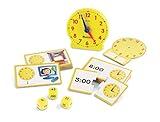 Learning Resources Time Activity Set - 41 Pieces, Ages 5+,Clock for Teaching Time, Telling Time, Homeschool Supplies, Montessori Clock