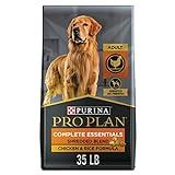 Purina Pro Plan High Protein Dog Food With Probiotics for Dogs, Shredded Blend Chicken & Rice Formula - 35 Pound (Pack of 1)