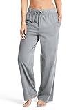 Jockey Women's Sleepwear Everyday Essentials 100% Cotton Pant, Grey Heather, M