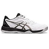 ASICS Men's Upcourt 5 Volleyball Shoes, 12, White/Gunmetal