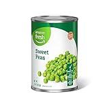 Amazon Fresh, Canned Sweet Peas, 15 Oz