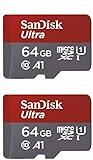 SanDisk 64GB X2 (128GB) MicroSDXC Ultra Uhs-1 Memory Card